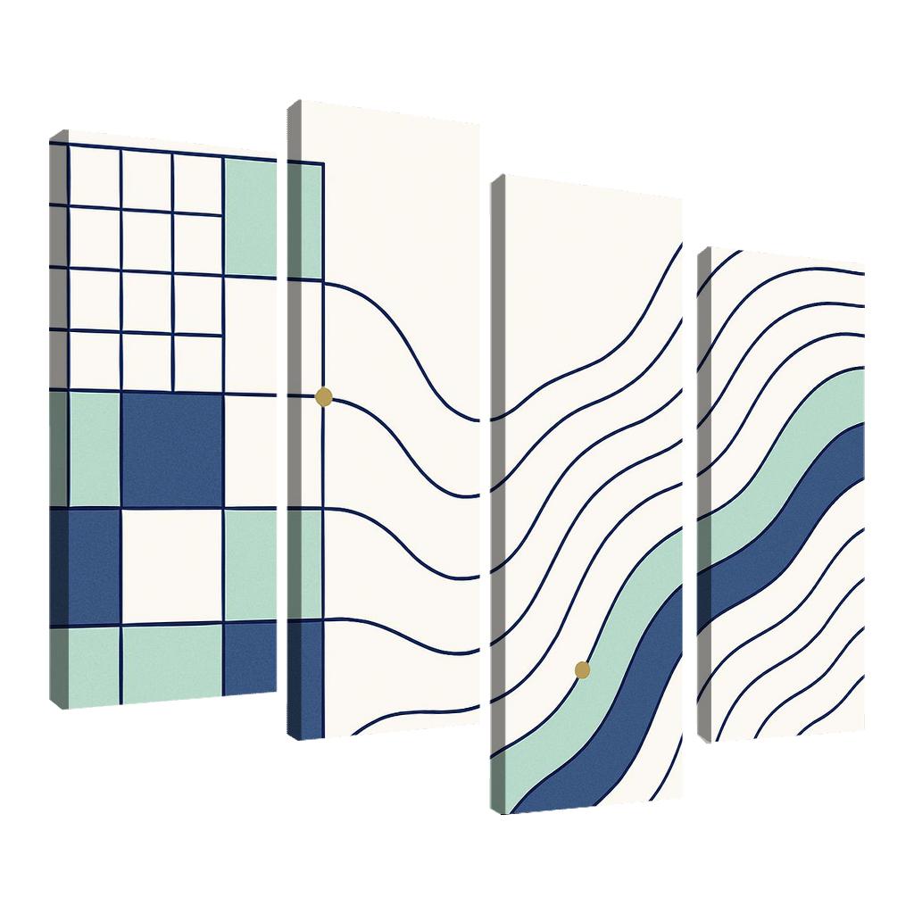 Quiet Geometry Tide one-piece frames