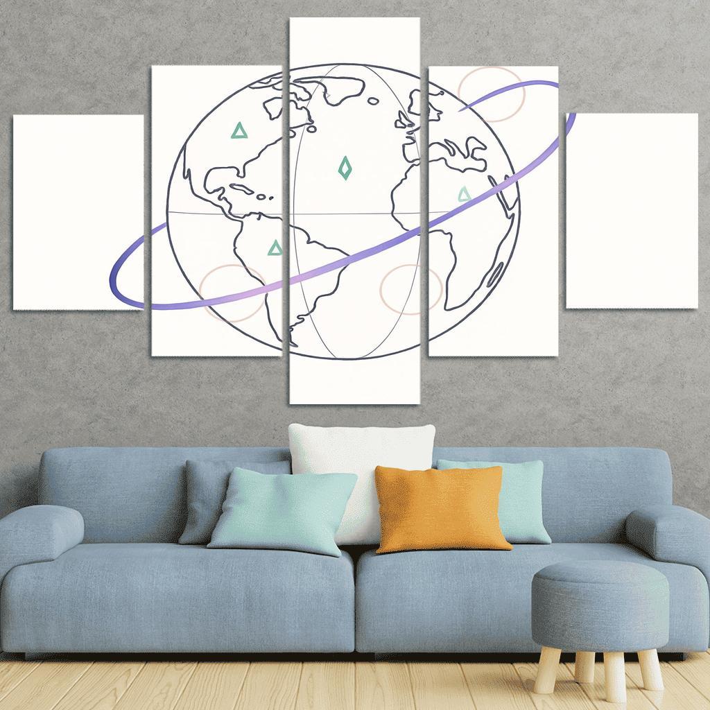 Ribbon Routes Of The Starbound Meridian one-piece frames