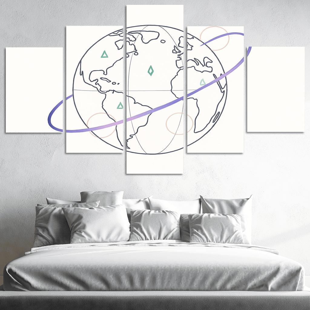 Ribbon Routes Of The Starbound Meridian one-piece frames