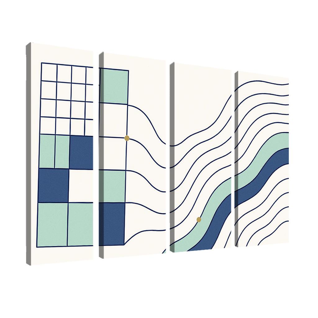 Quiet Geometry Tide one-piece frames