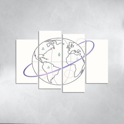 Ribbon Routes Of The Starbound Meridian one-piece frames