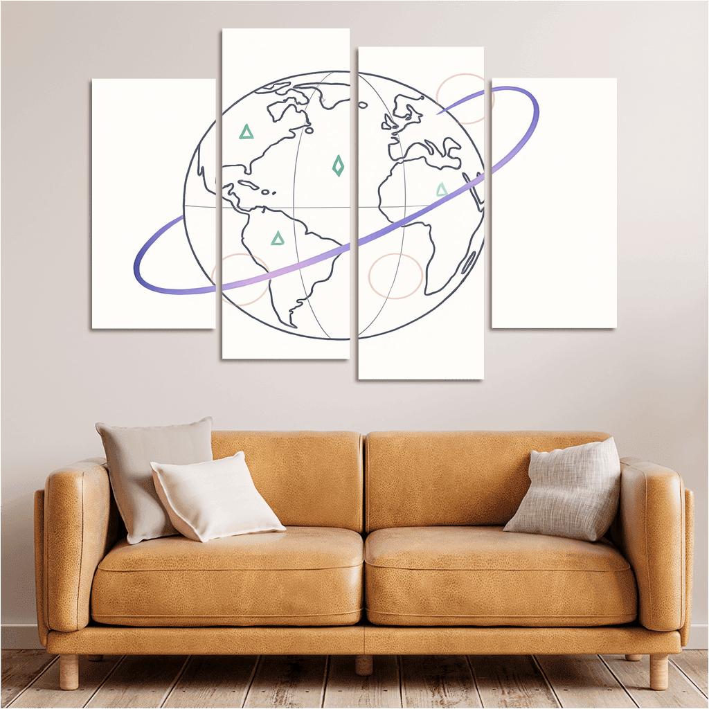 Ribbon Routes Of The Starbound Meridian one-piece frames