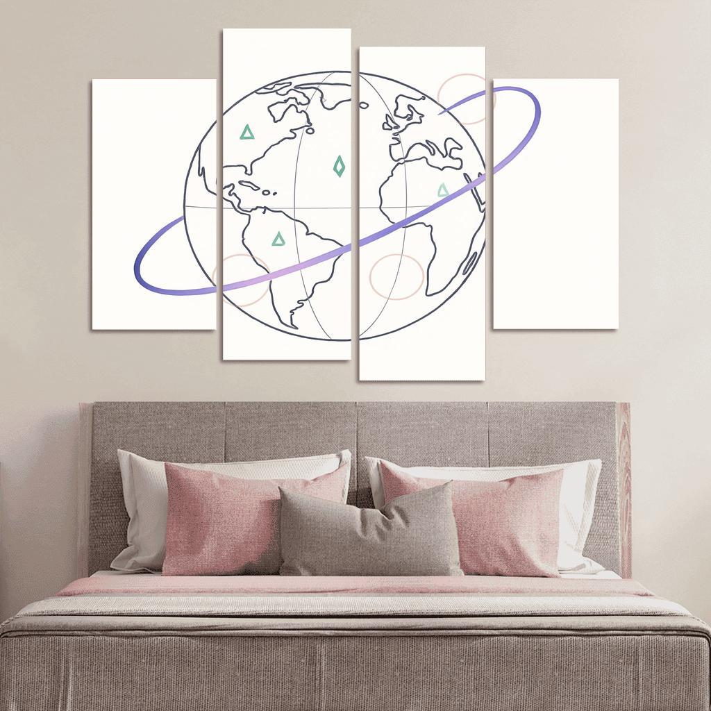 Ribbon Routes Of The Starbound Meridian one-piece frames