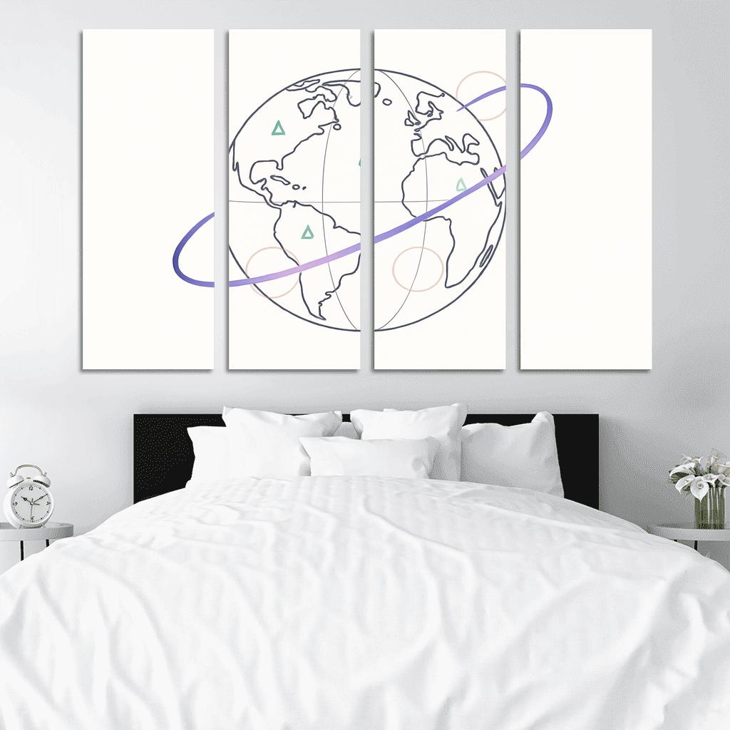 Ribbon Routes Of The Starbound Meridian one-piece frames