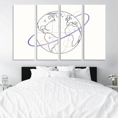 Ribbon Routes Of The Starbound Meridian one-piece frames