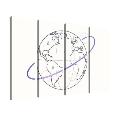 Ribbon Routes Of The Starbound Meridian one-piece frames