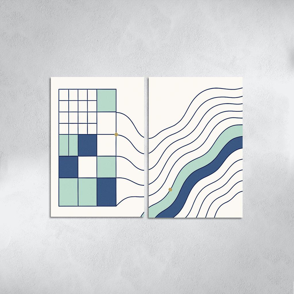 Quiet Geometry Tide one-piece frames