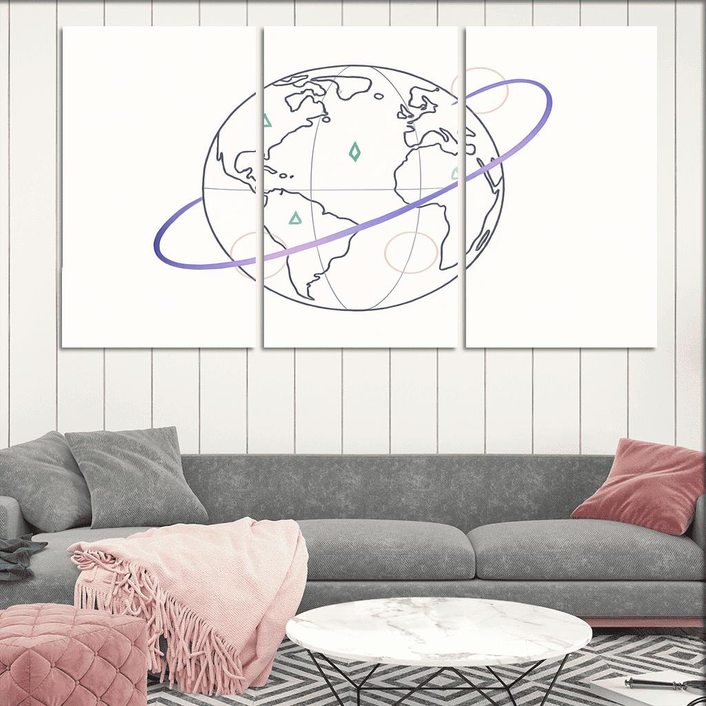 Ribbon Routes Of The Starbound Meridian one-piece frames