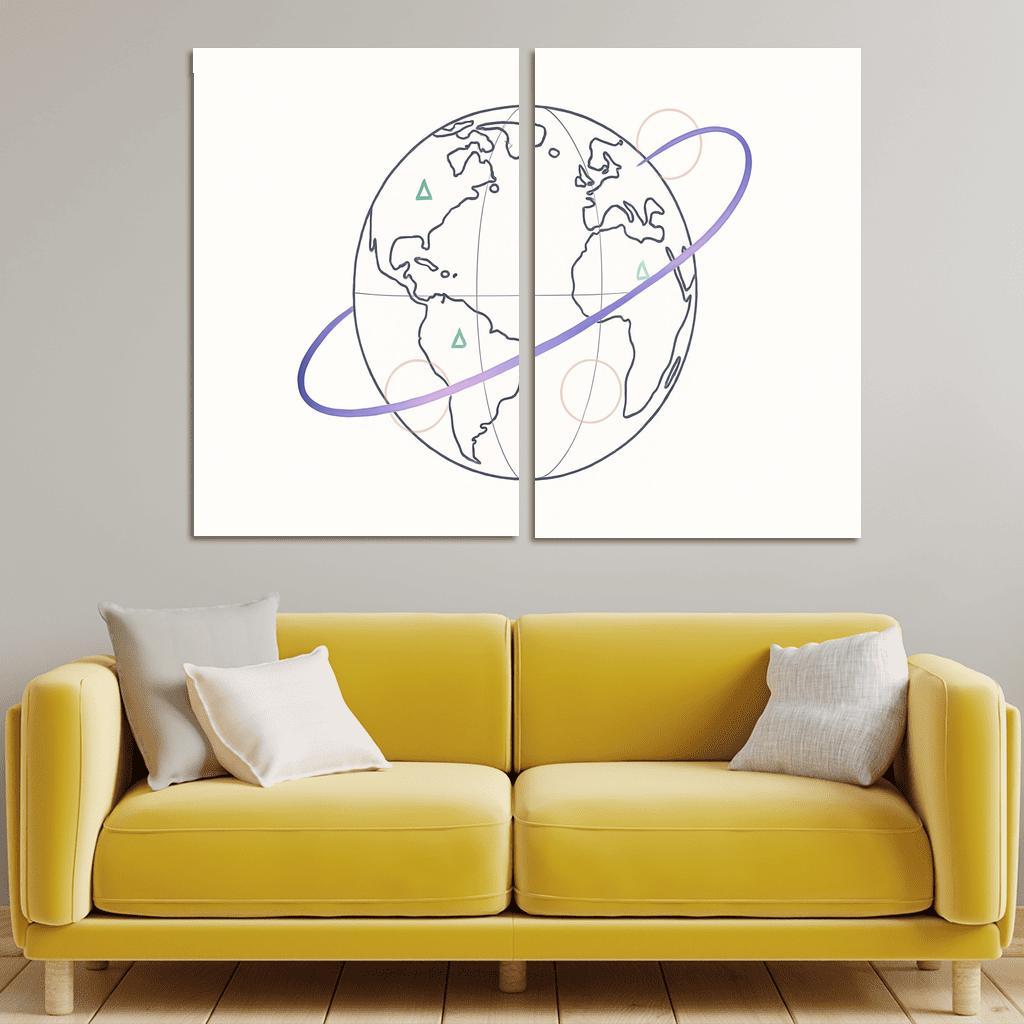 Ribbon Routes Of The Starbound Meridian one-piece frames