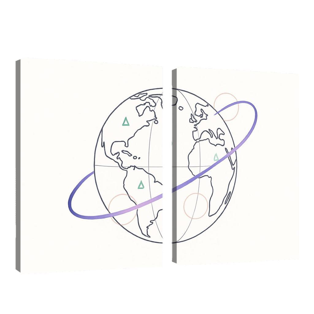 Ribbon Routes Of The Starbound Meridian one-piece frames