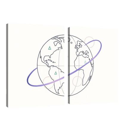 Ribbon Routes Of The Starbound Meridian one-piece frames