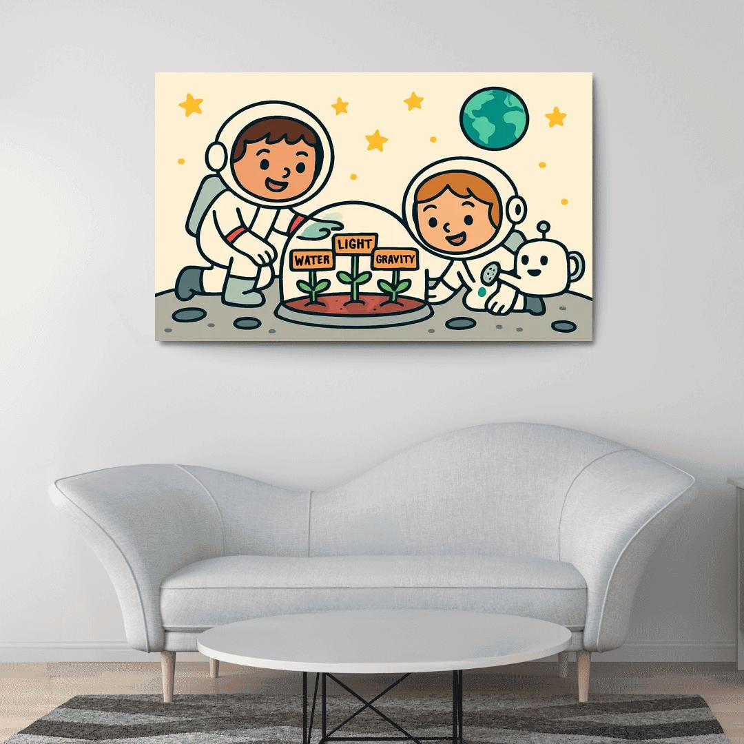 Gravity Garden On The Moon home decor