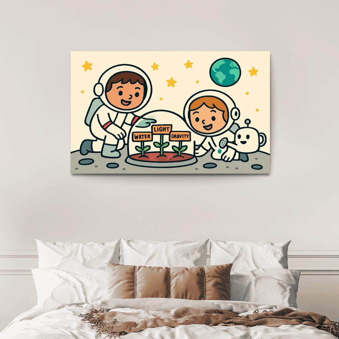 Gravity Garden On The Moon home decor