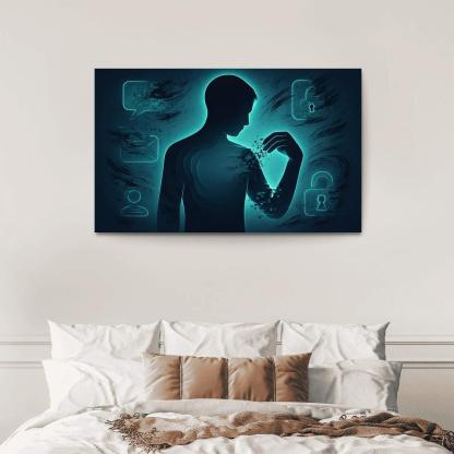 The Right To Be Forgotten custom paintings frame