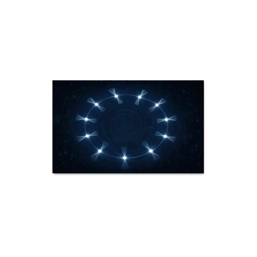 Whispering Gravity Of A Pulsar Timing Array wall art