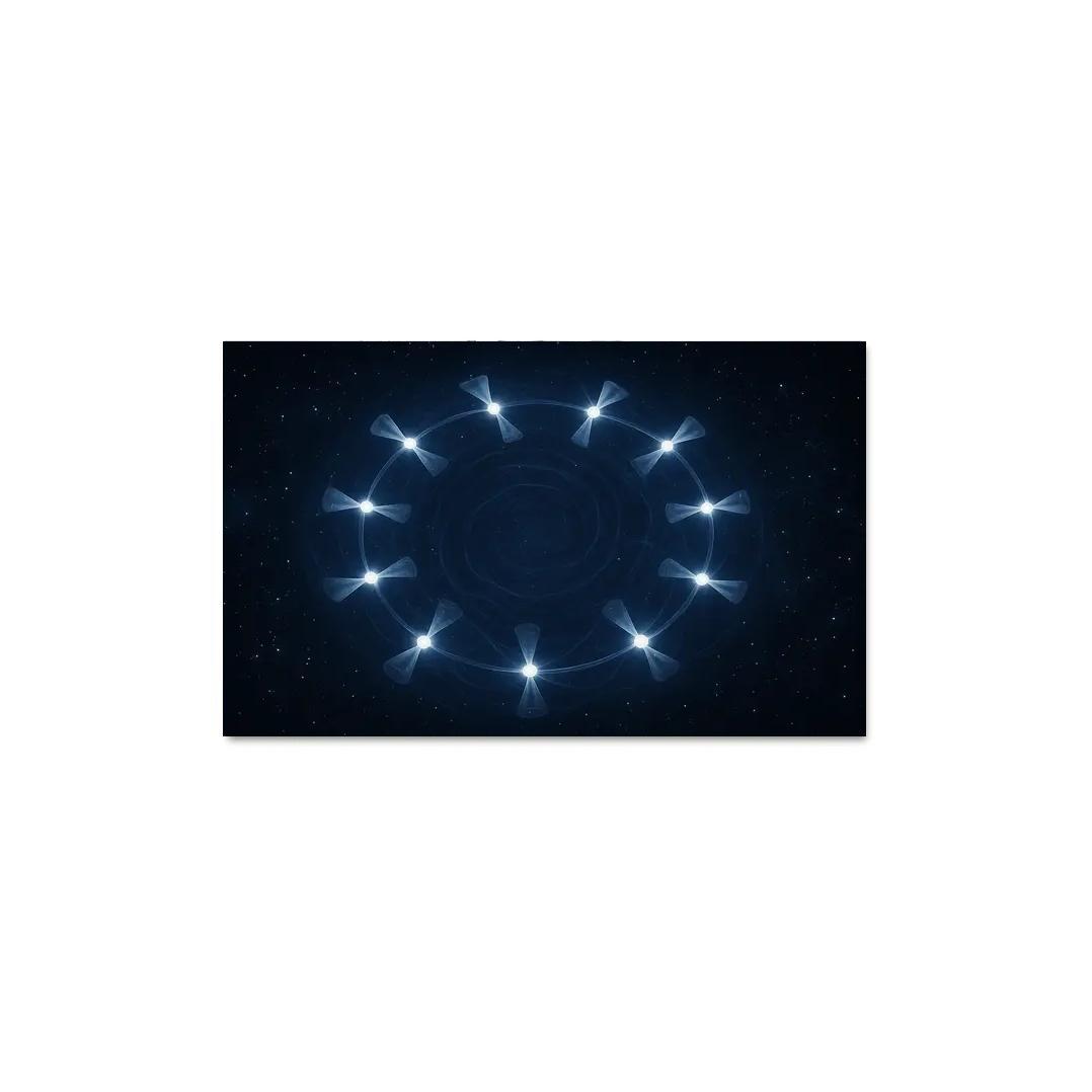 Whispering Gravity Of A Pulsar Timing Array wall art