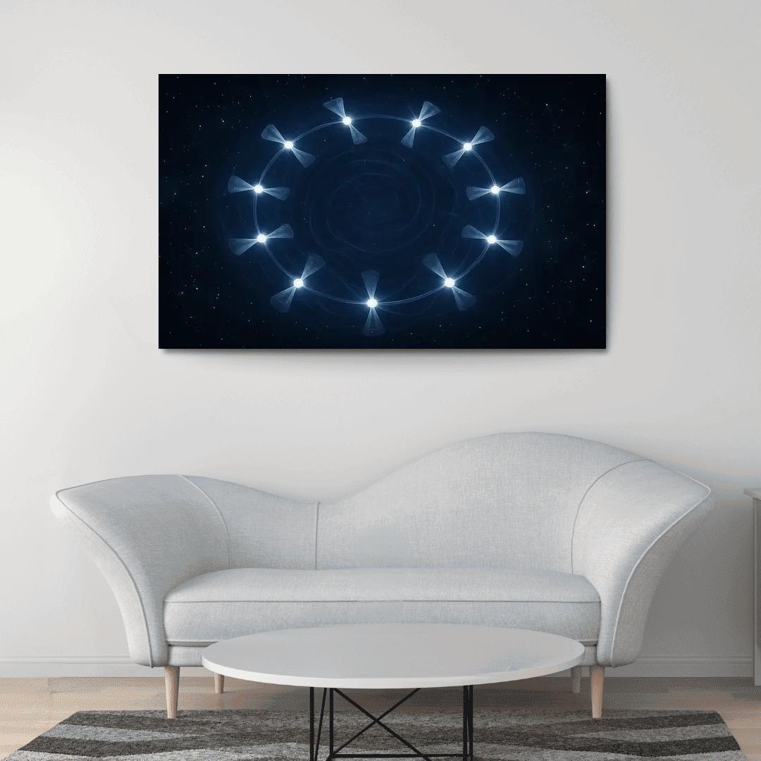 Whispering Gravity Of A Pulsar Timing Array wall art
