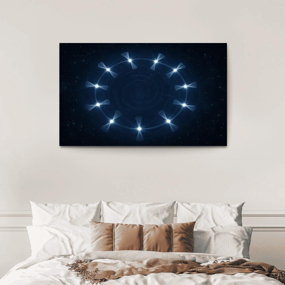 Whispering Gravity Of A Pulsar Timing Array wall art