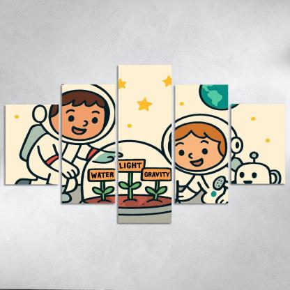 Gravity Garden On The Moon home decor