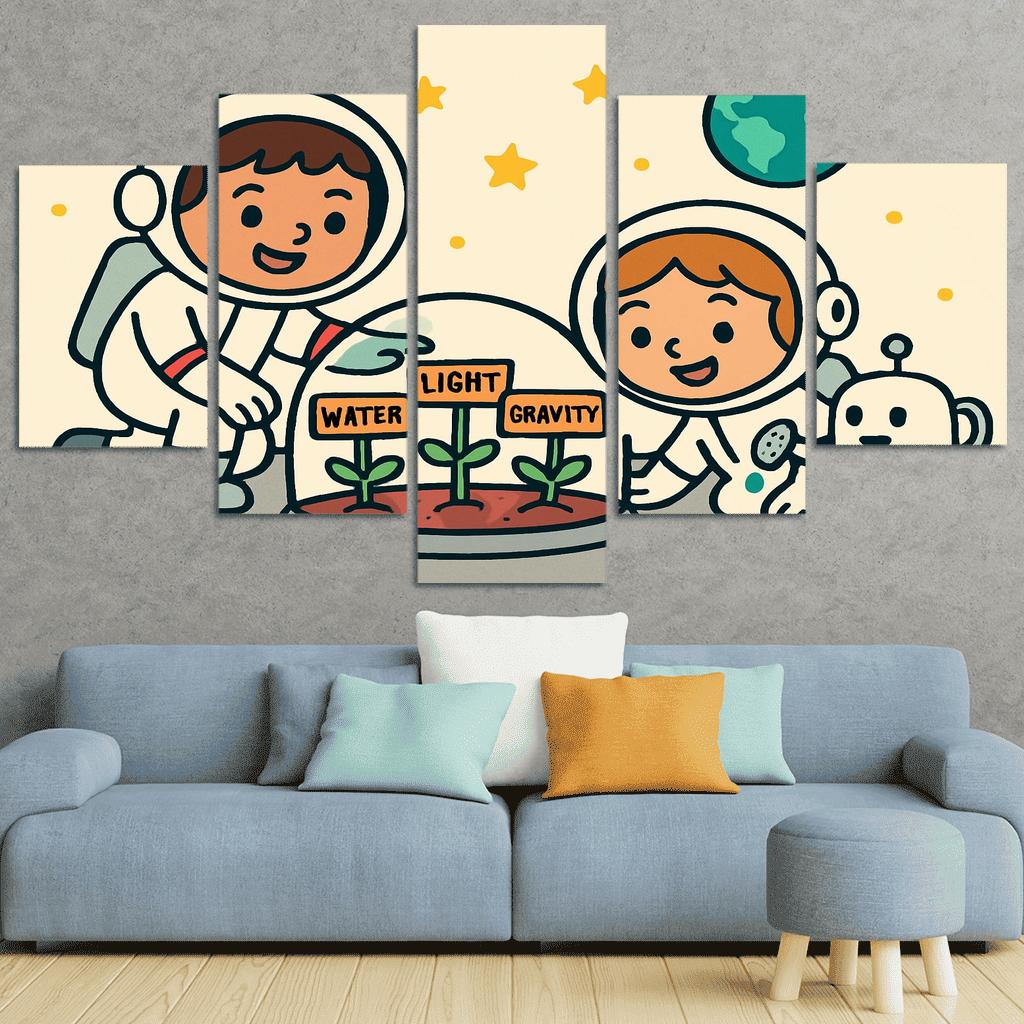 Gravity Garden On The Moon home decor