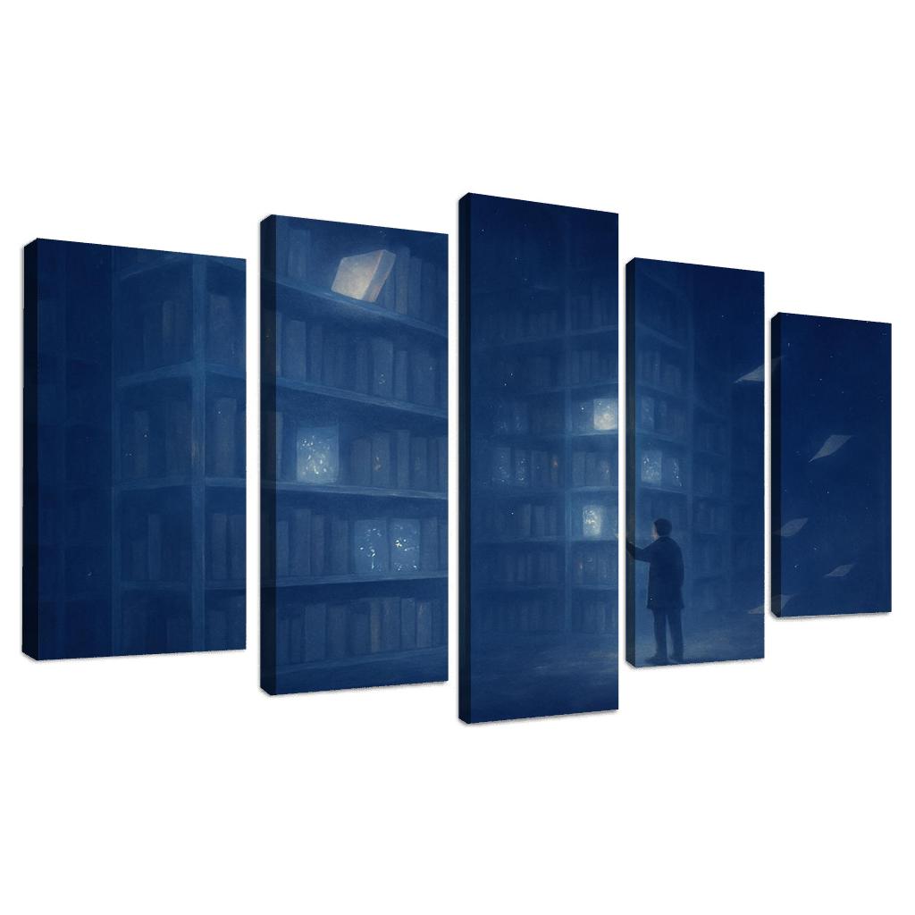 The Library Of Unasked Questions modern paintings frame