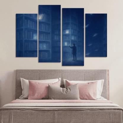 The Library Of Unasked Questions modern paintings frame