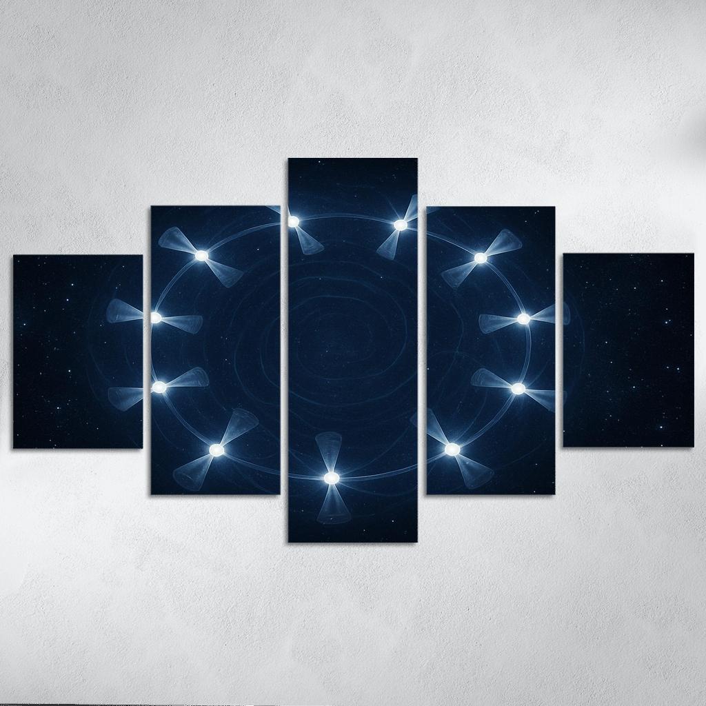 Whispering Gravity Of A Pulsar Timing Array wall art