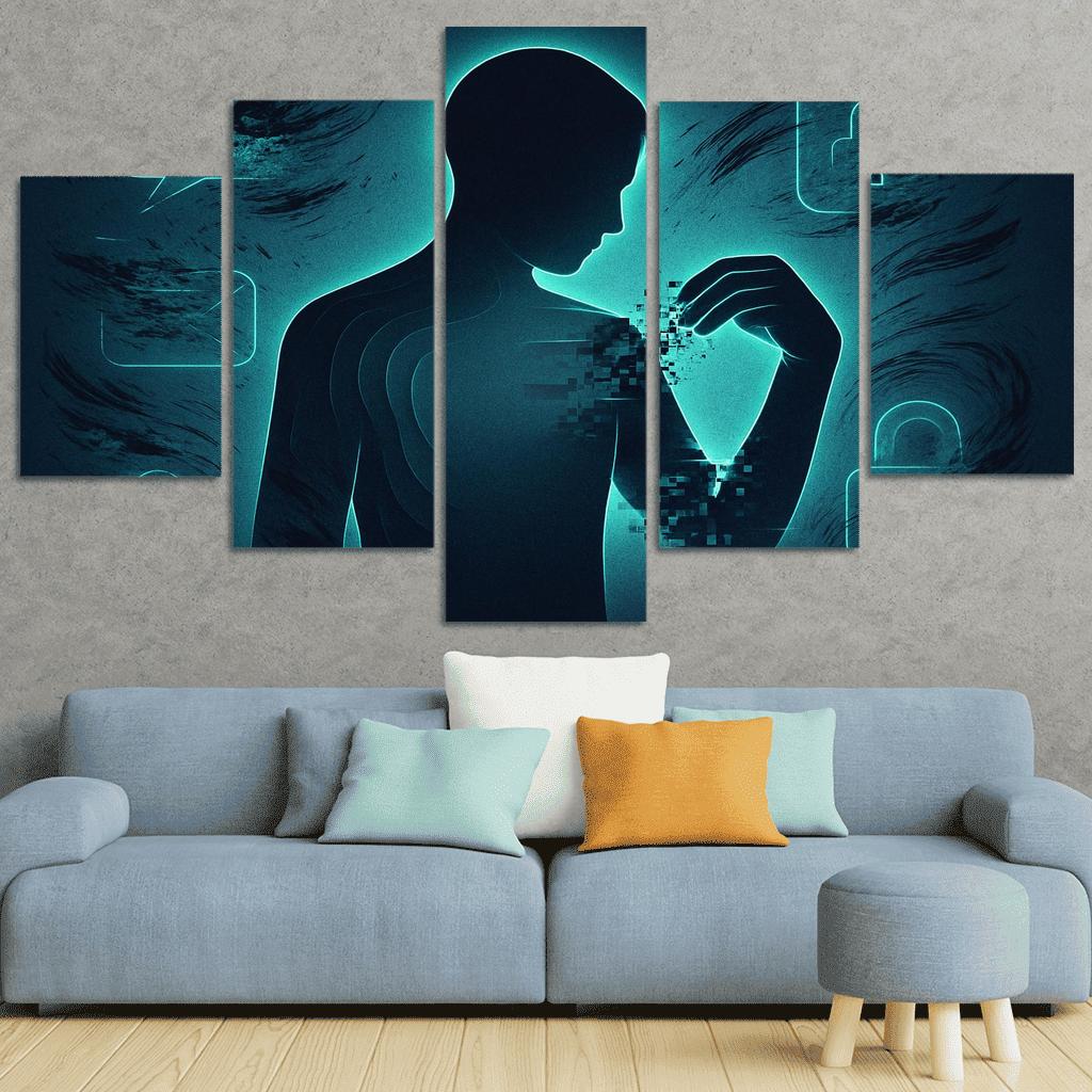 The Right To Be Forgotten custom paintings frame