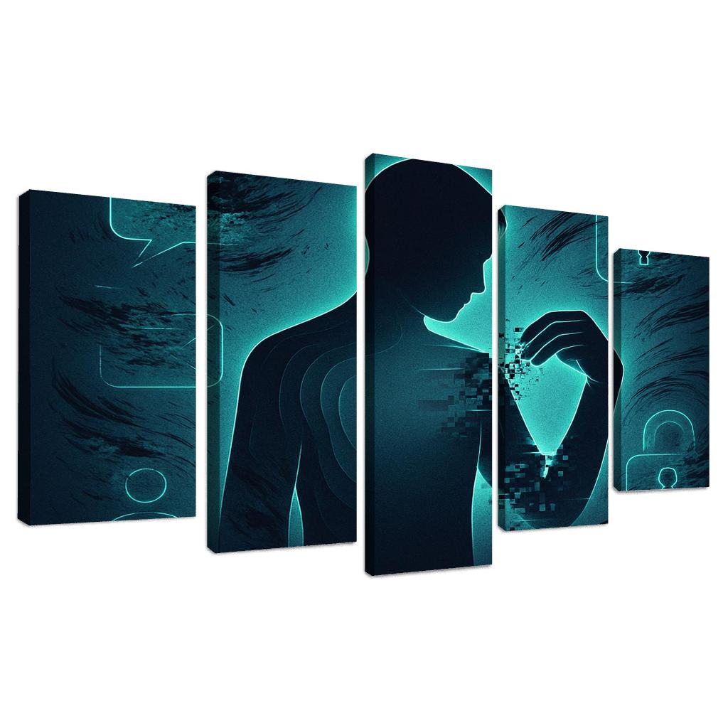 The Right To Be Forgotten custom paintings frame