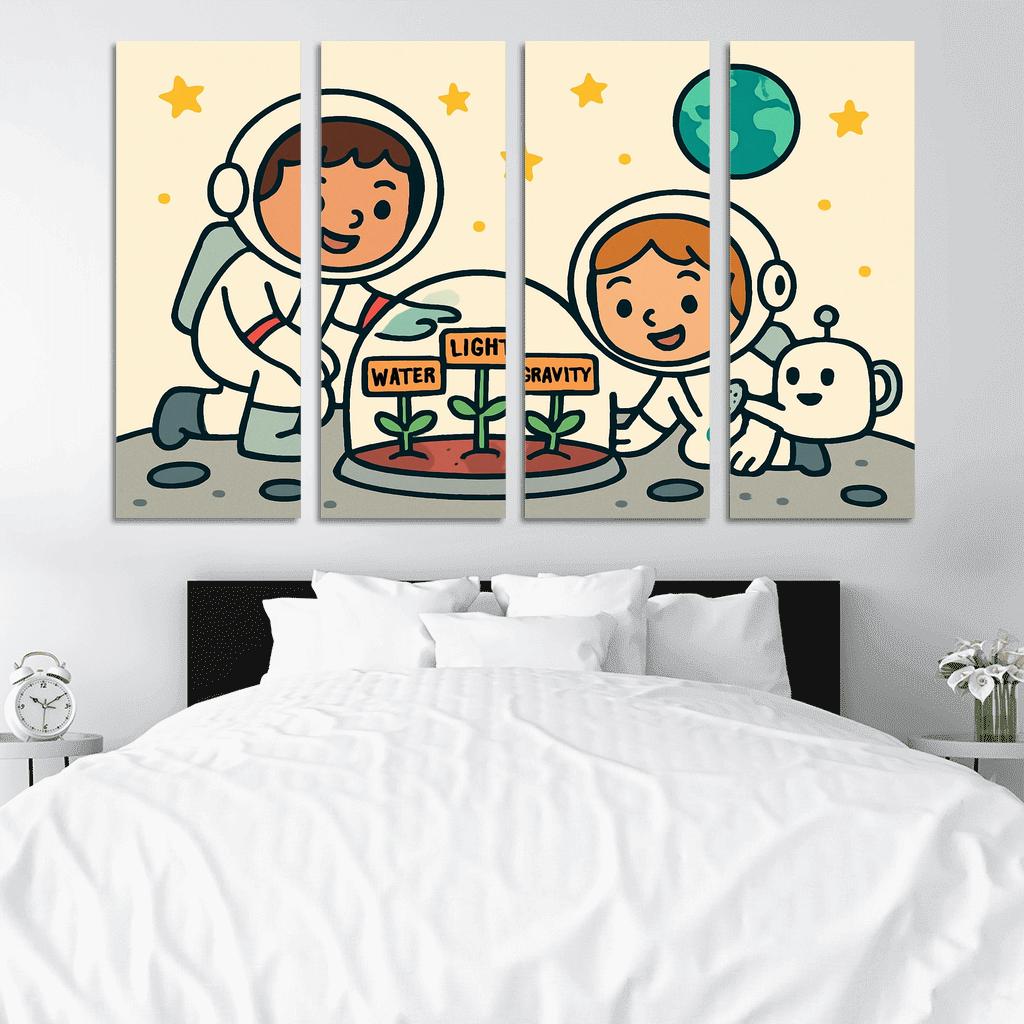 Gravity Garden On The Moon home decor