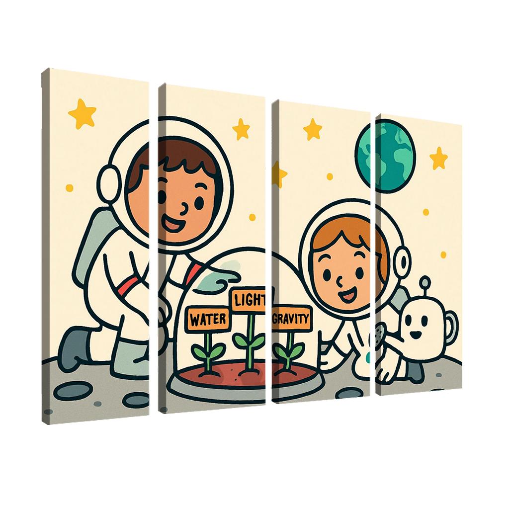 Gravity Garden On The Moon home decor