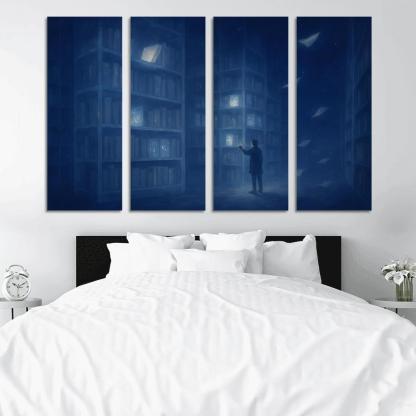 The Library Of Unasked Questions modern paintings frame