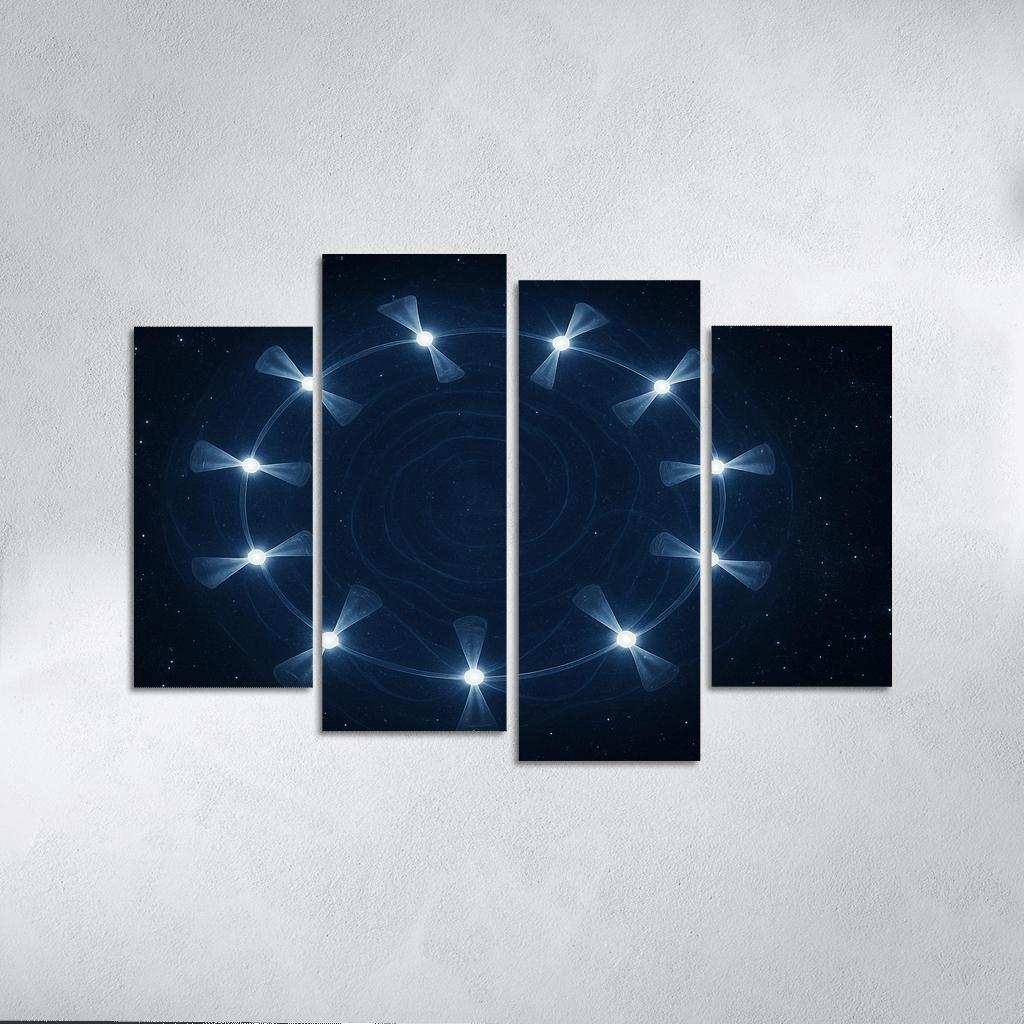 Whispering Gravity Of A Pulsar Timing Array wall art