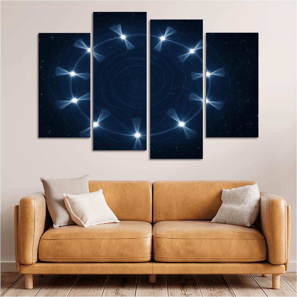 Whispering Gravity Of A Pulsar Timing Array wall art