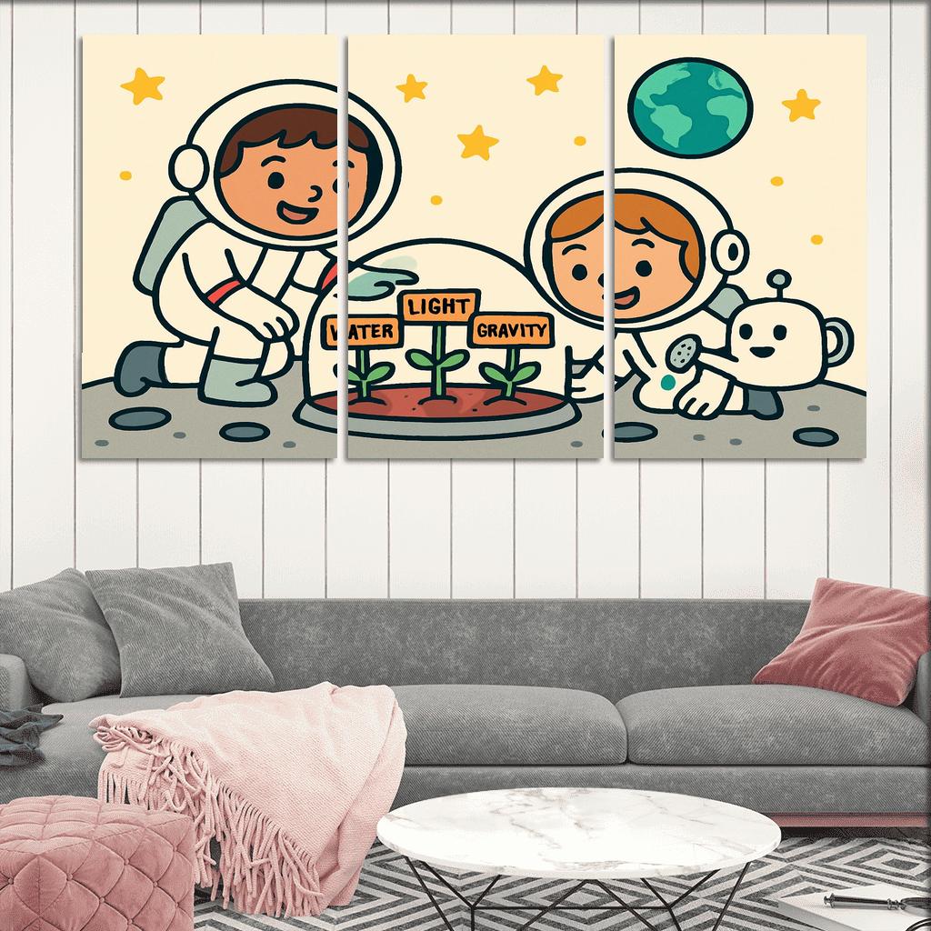 Gravity Garden On The Moon home decor