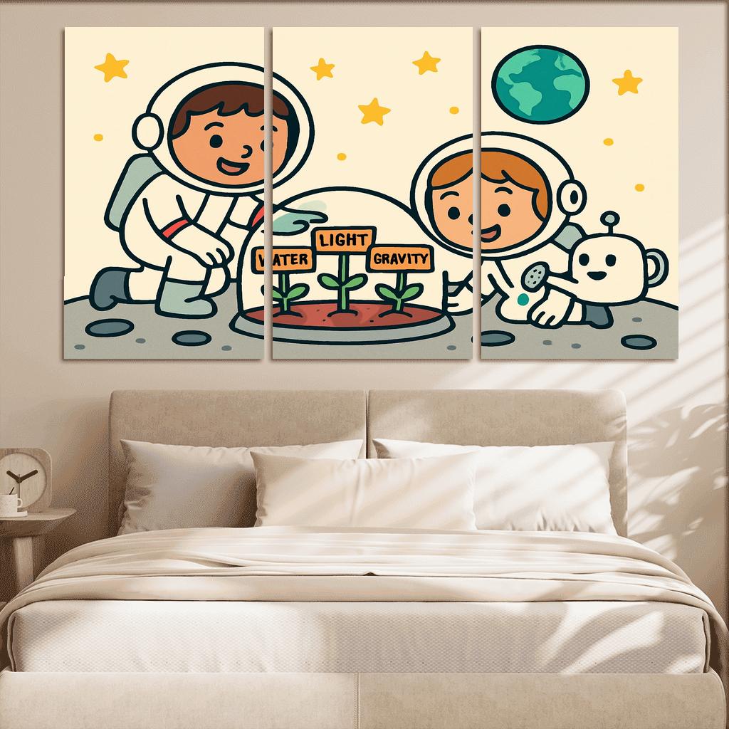 Gravity Garden On The Moon home decor