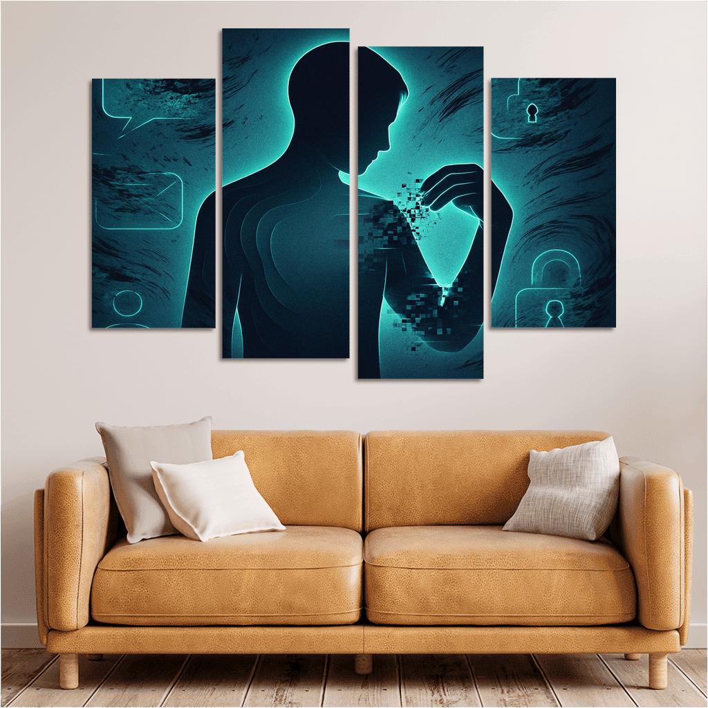 The Right To Be Forgotten custom paintings frame