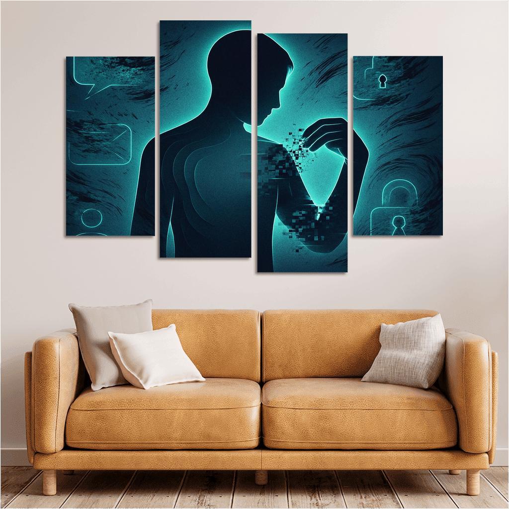 The Right To Be Forgotten custom paintings frame