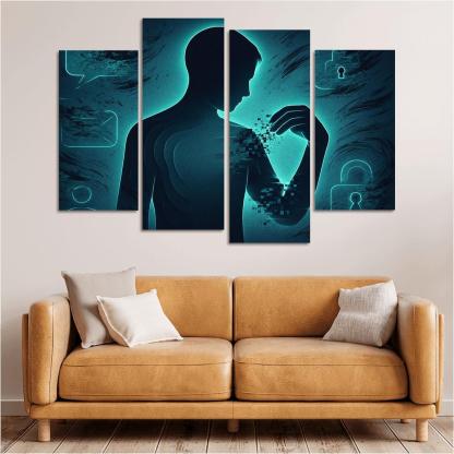 The Right To Be Forgotten custom paintings frame