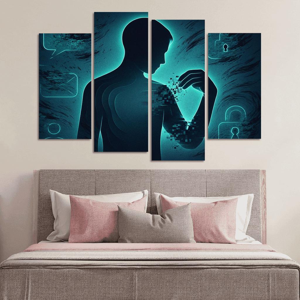 The Right To Be Forgotten custom paintings frame