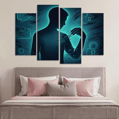 The Right To Be Forgotten custom paintings frame