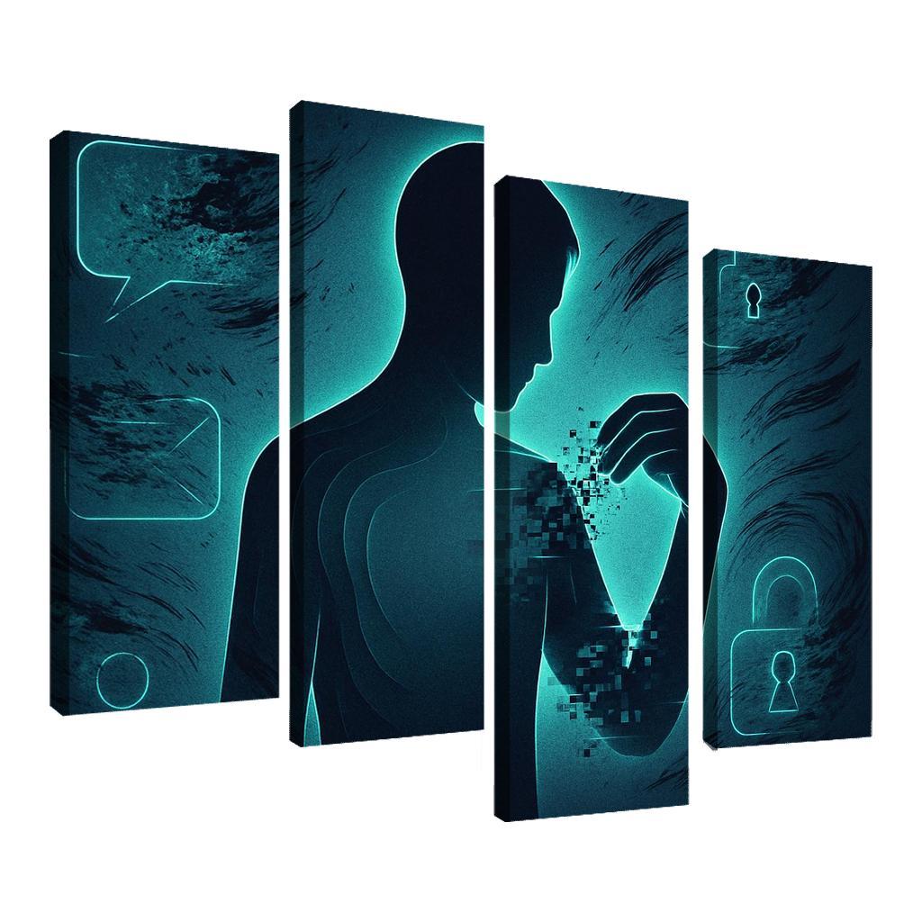 The Right To Be Forgotten custom paintings frame