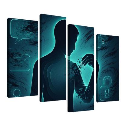 The Right To Be Forgotten custom paintings frame