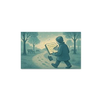 Soundscape Walk Mapping wall art