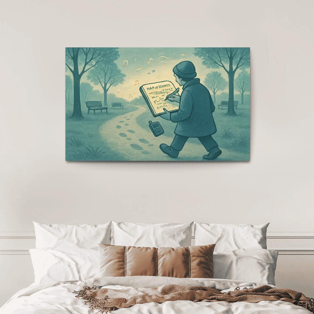 Soundscape Walk Mapping wall art