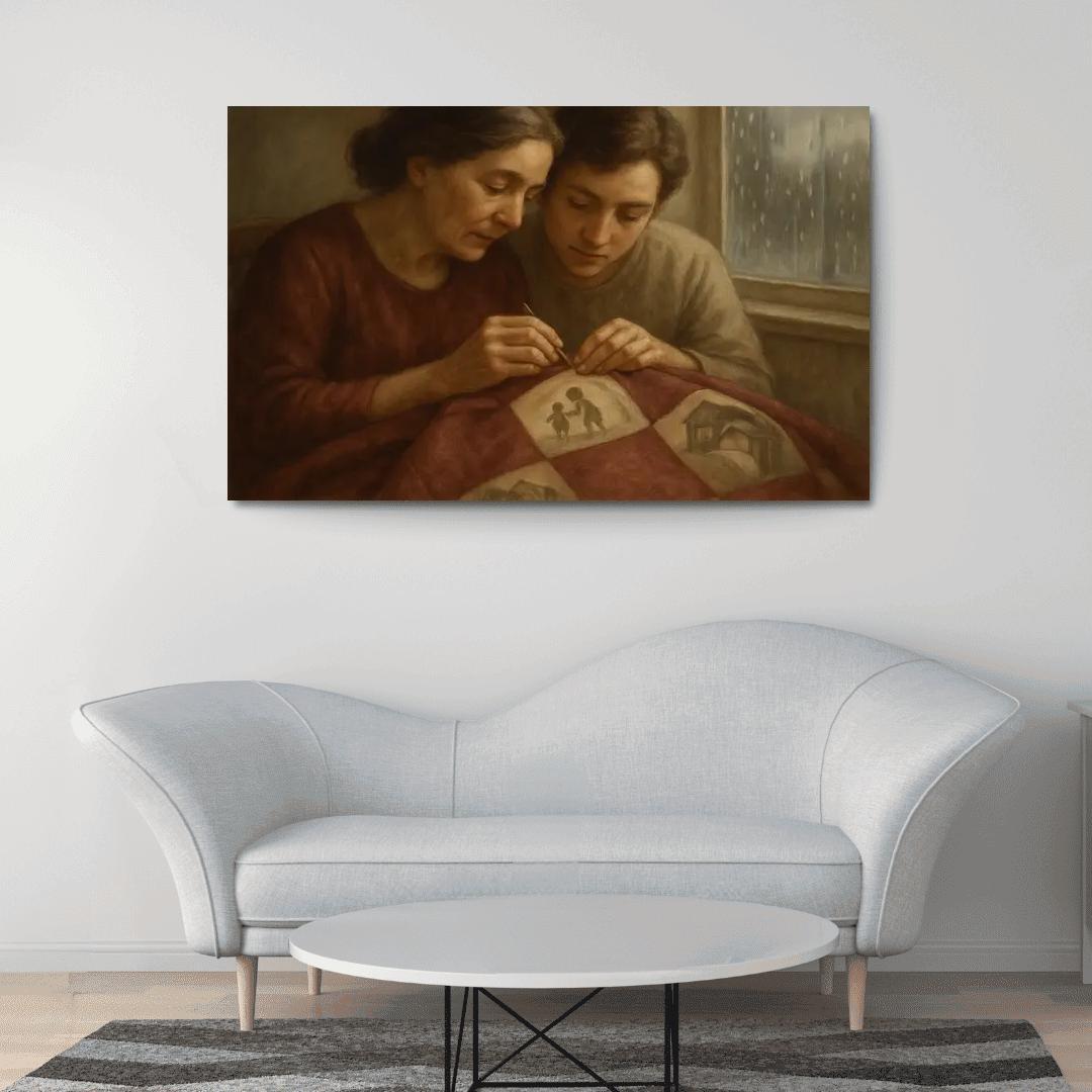 The Quilt Of Remembered Hands art trends