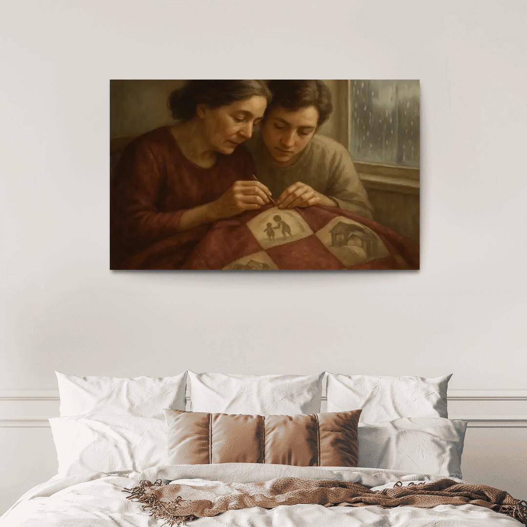 The Quilt Of Remembered Hands art trends