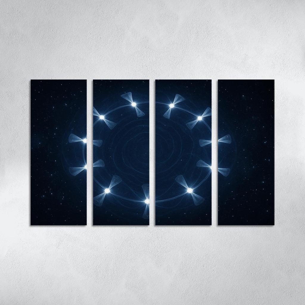 Whispering Gravity Of A Pulsar Timing Array wall art