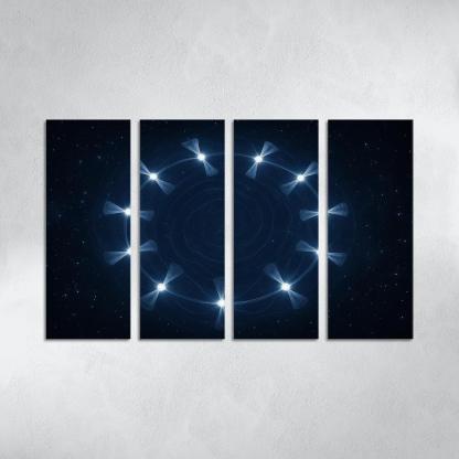 Whispering Gravity Of A Pulsar Timing Array wall art