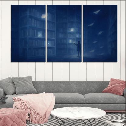 The Library Of Unasked Questions modern paintings frame